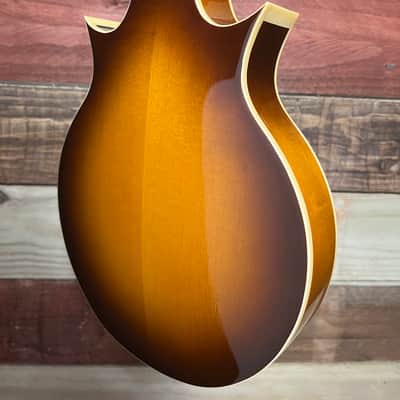 Aria M-300 Two Point Mandolin Japan 1970's - Sunburst image 9