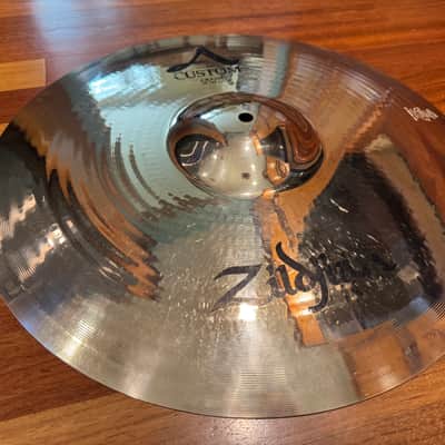 Zildjian 18" A Custom Crash Cymbal 1991 - Present - Brilliant image 5