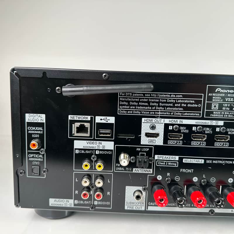 Pioneer VSX-832 4K Ultra HD Network AV Receiver 5.1 Channel w