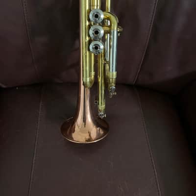 Conn 18A Director Bb Cornet (1955) SN 559764 (Coprion copper bell) image 3