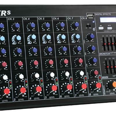 Peavey XR-S 8-Channel Powered Mixer, 1500W image 1
