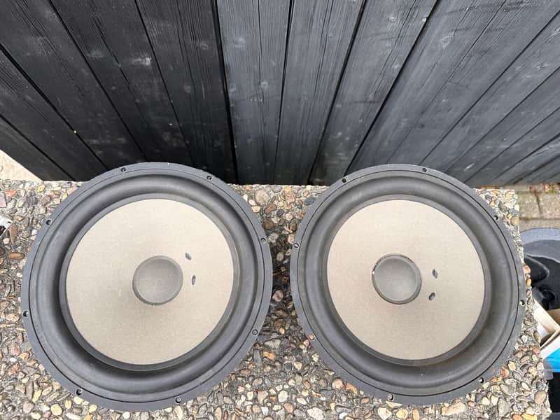 Rare SEAS 25 F-EWX 4-Ohm 10" Vintage Woofers (Pair) – Excellent Condition, Tested image 1