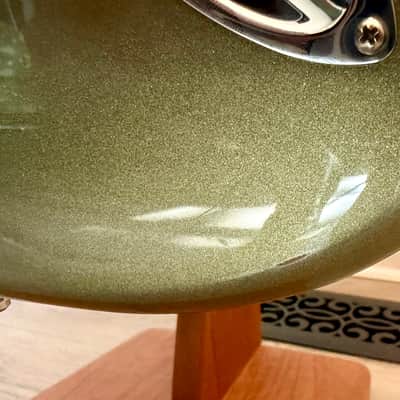 Fender  Stratocaster  2021 - Jade Pearl Metallic HSS EMG Kirk Hammett Pickguard image 11