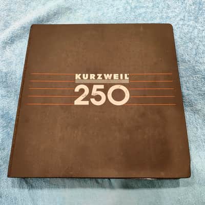 Kurzweil K250 Operators Manual 1980s