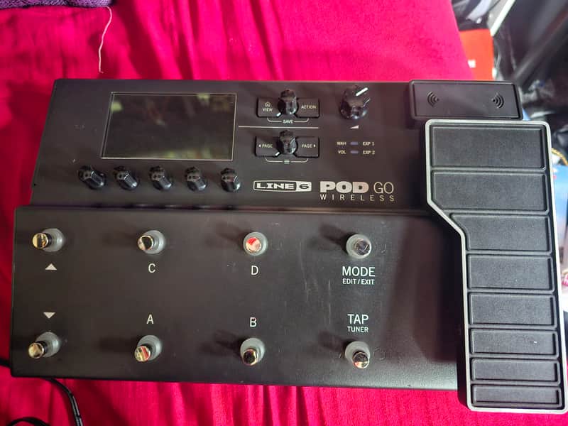 Line 6 POD GO Wireless Multi-Effect and Amp Modeler 2021 - Present - Black image 1