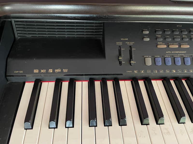 Yamaha Clavinova CVP 105 Black | Reverb
