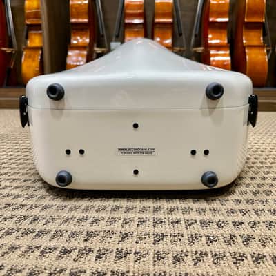 Accord 'Ultralight Series' 4/4 High Gloss White Cello Case w/ Fiedler Backpack System image 7