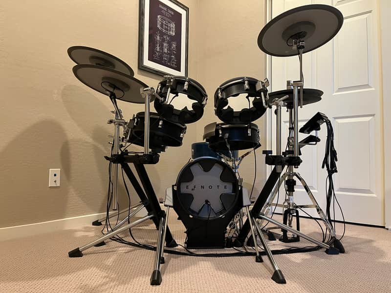 Efnote 3X Electronic Drum Set 2021 - Present - Black Oak image 1