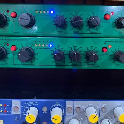 Joemeek VC6Q British Channel Strip 2000s - Green image 3