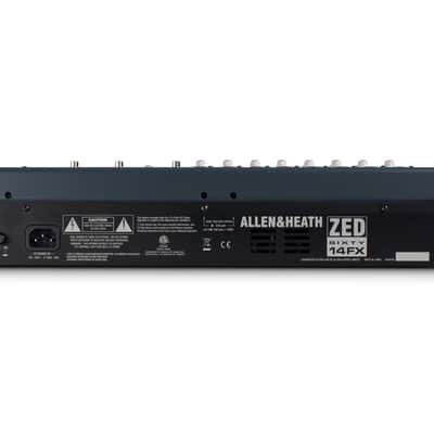 Allen & Heath ZED-60-14FX 14-Channel Mixer with 60mm Faders, Effects image 4