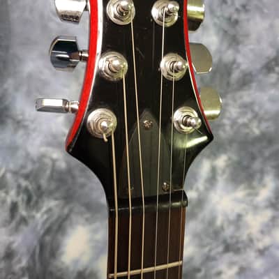 2010 Silvertone Samick Solid Body Guitar Pro Setup New Strings Gigbag image 9