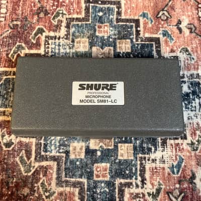 2002 Shure SM81-LC Unidirectional Condenser Microphone W/ Case & Paperwork! image 8