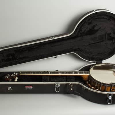 Plectrum Banjo, made by Lyon & Healy, c. 1925, black hard shell case. image 10