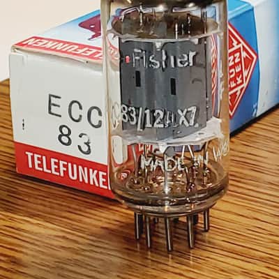 12AX7/ECC83 Telefunken "Fisher" Smooth Plate MaxiPreamp2/TV7 tested (1) tube lot image 1
