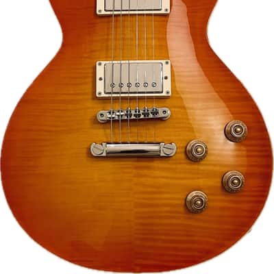 Edwards E-LP-S Les Paul Flamed Maple Top w/Upgrades and Gibson Case 2021 - Cherry Sunburst image 3