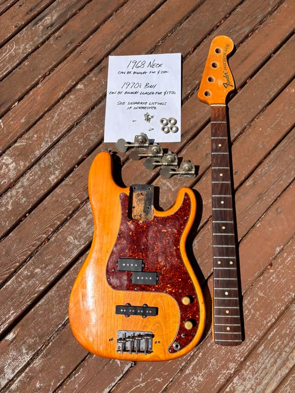 Fender Precision 1968/1976? - Natural (Refin) image 1