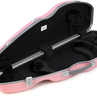 Bam L'Opera Hightech Contoured Violin Case Champagne w/ Silver