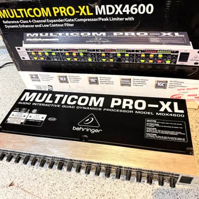Behringer Multicom Pro-XL MDX4600 4-Channel Audio Interactive Dynamics Processor 2010s - Black / Silver image 3