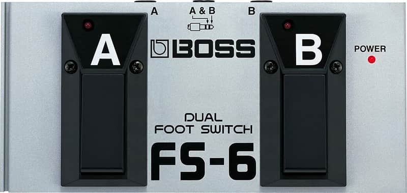 BOSS, FS-6 1/4-Inch Straight Metal Dual Footswitch, Battery-Powered image 1