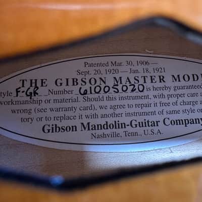 2006 Gibson F5 Gold Rush Master Model image 5