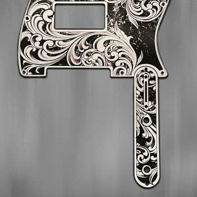 Telecaster 8 Hole Pickguard Acrylic Silver Mirror Guitar Scratch Plate for Fender American/Mexican Standard Tele Cut for Modern Style Parts image 11
