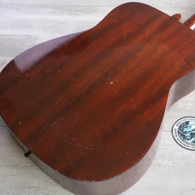 1970's Yamaha Japan FG-160 Folk Acoustic Guitar (Dove) image 8
