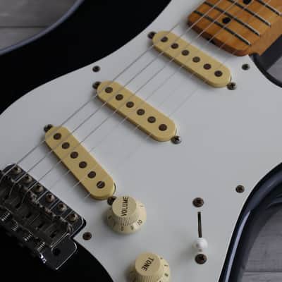 1986 Squier (by Fender Japan) SST-30 Vintage Stratocaster (Black) image 5