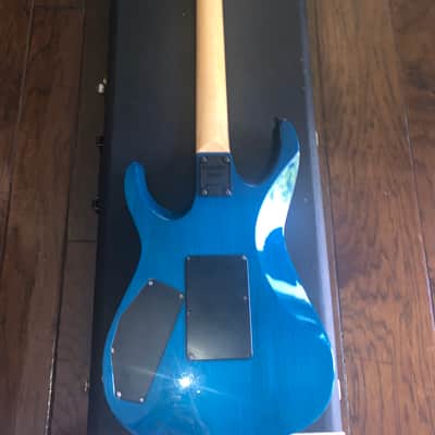 Kramer Pacer Custom II  1990 Transparent Teal / Electric Blue image 12