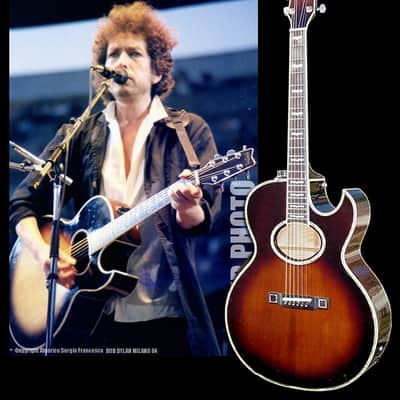 1982 Washburn Tanglewood Full Body EA45 Natural-Bob Dylan played one image 23