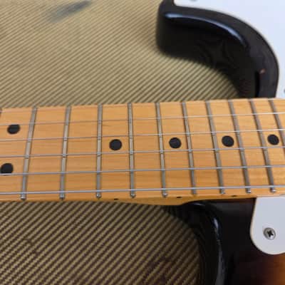 Vintage 1992 Fender Stratocaster American Vintage '57 (1957) Reissue Electric Guitar w/ Original Tweed Case, Paperwork! image 10