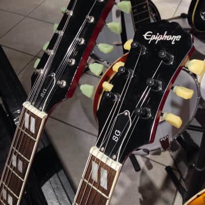 Epiphone SG G-1275 Double Neck Cherry image 2