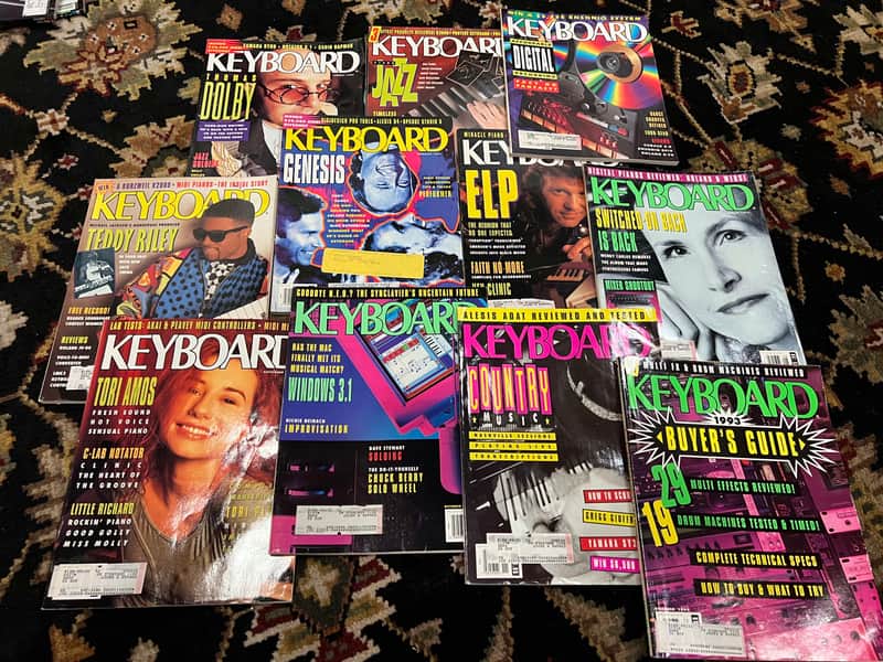 KEYBOARD Magazines 1992 - Lot of 11 issues 1992 image 1