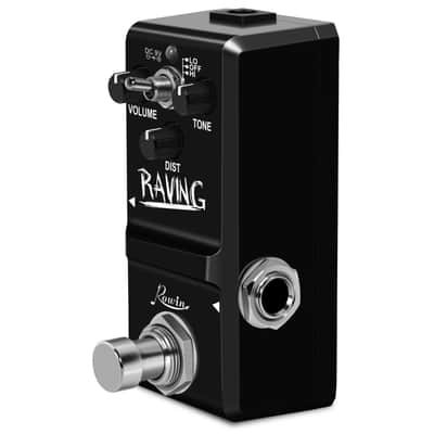 Rowin RAVING Heavy Metal Distortion Effect Nano Pedal True Bypass, FREE PICKS + HOLDER+ FREE SHIP USA image 8