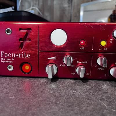 Focusrite RED 7 Mic Pre and Dynamics 2000s - Red image 2