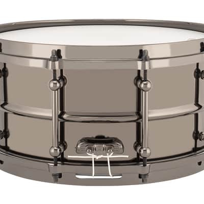 Ludwig Universal Black Brass 6.5x14" Snare Drum Black-to-Black image 3