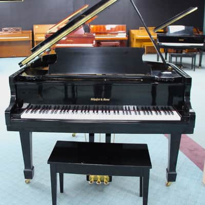 Schafer & Sons 5'1" SS-51 Grand Piano | Polished Ebony | SN: 8704535 image 2