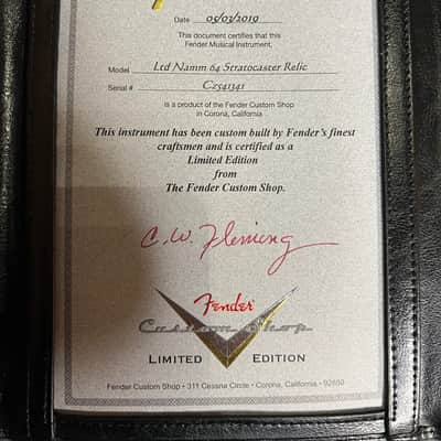 🎸FENDER CUSTOM SHOP 1964 STRATOCASTER – NAMM LIMITED EDITION – RELIC (2019) image 12