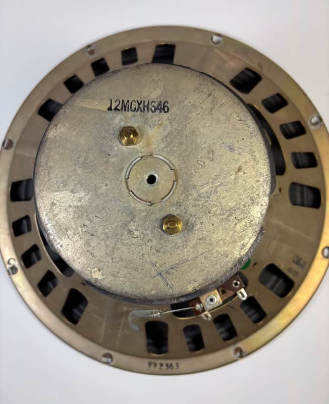 1963 Oxford 12" Speaker, Code 465-320, 12M6-10, 12M6XH646, VV2363, 8 Ohms reconed Oxford 12" 465-320 1963 - black image 1