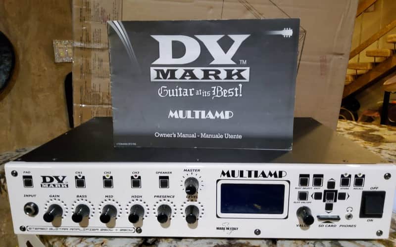 DV Mark Multiamp 3-Channel 500-Watt Guitar Amp Head 2010s - White image 1