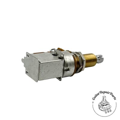 Alpha 500k Push-Pull Pot, DPDT, 3/4" Bushing, Split-Shaft image 2