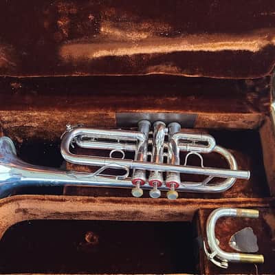 Fe Olds Silver Trumpet 1970,S Circa with D slide image 13
