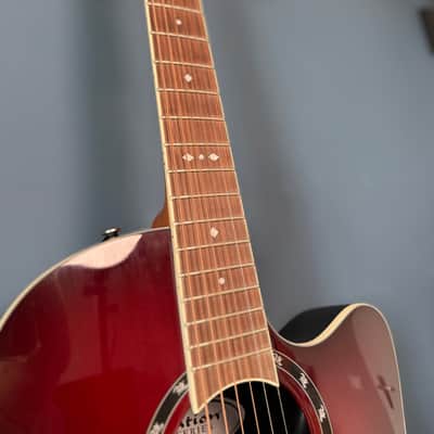 Ovation 2771AX Standard Balladeer 2010s - Cherry Burst image 7
