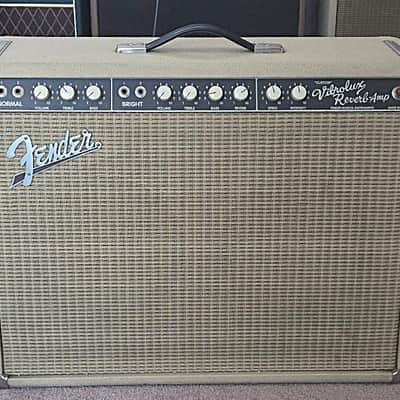 Fender Vintage Vibrolux Custom USA Made 1995 Only! - Blonde image 2