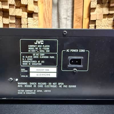 Immagine JVC XL-F152BK 5-Disc Automatic CD Changer – Tested & Working – 1996 - 4