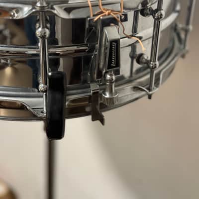Ludwig LB400BT Brass Edition Supraphonic 5x14" 10-Lug Snare Drum with Tube Lugs 1998 - 2019 - Chrome-Plated image 11