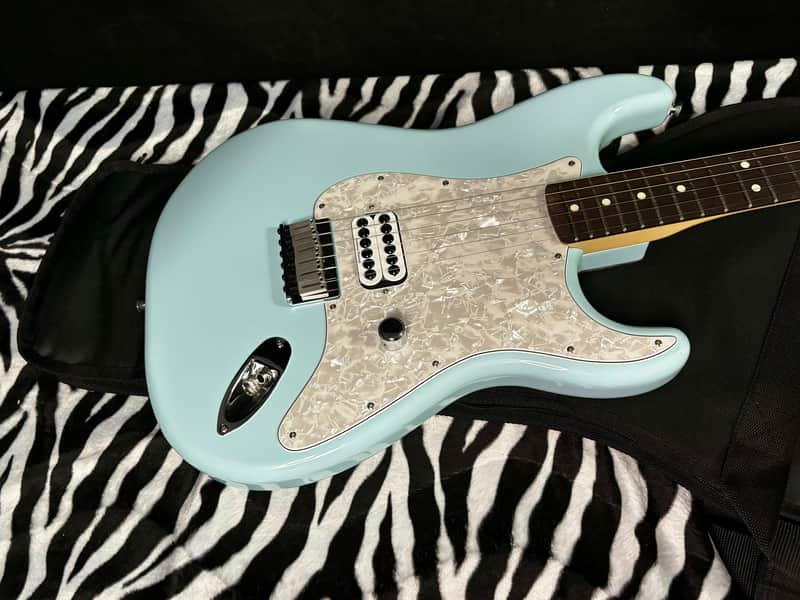 Mint MINT 2023 Fender Limited Edition Tom DeLonge Signature Stratocaster Daphne Blue 7lbs- Authorized Dealer- In Stock! G01839 image 1