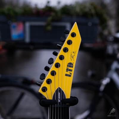 ESP LTD SC-608 Limited Edition Stephen Carpenter Signature - Chiquita Yellow image 3