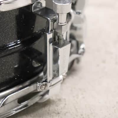 Ludwig LM404 Acrolite 5x14" Snare Drum Black Galaxy Vintage 1980's #2 image 4