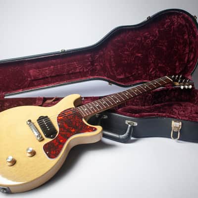 Gibson Custom Shop Les Paul Junior Double Cut (DC) 2007 - T.V. Yellow / Split-Pea Soup image 15