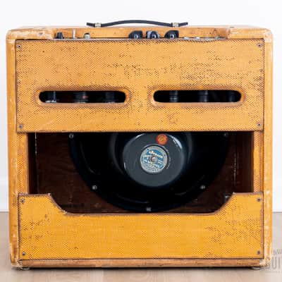 1951 Fender Pro "TV Front" Tweed Vintage Tube Guitar Amp 1x15 w/ Jensen P15N image 8